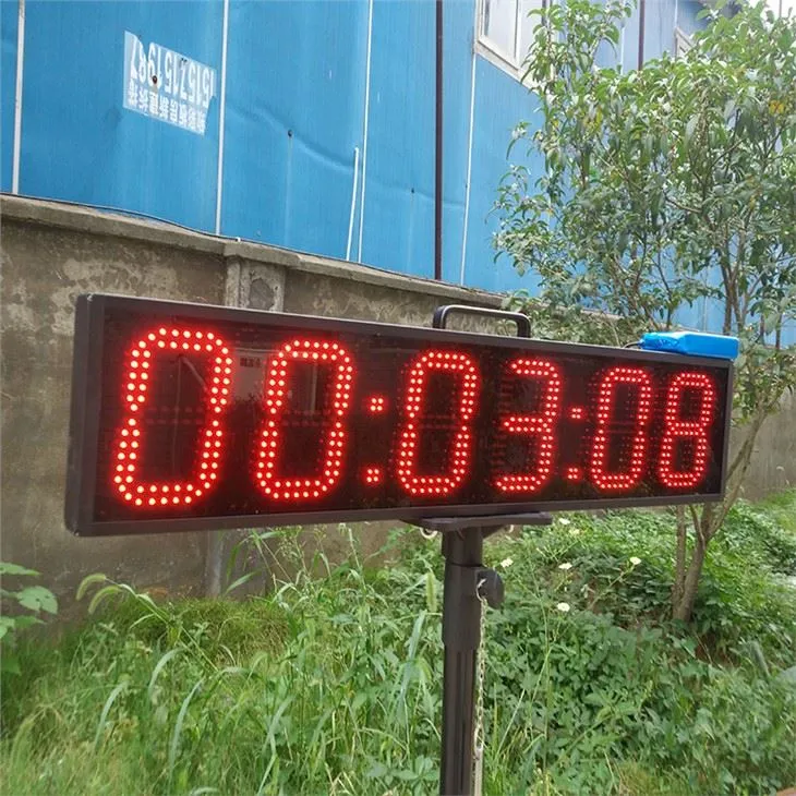 led battery powered race timer